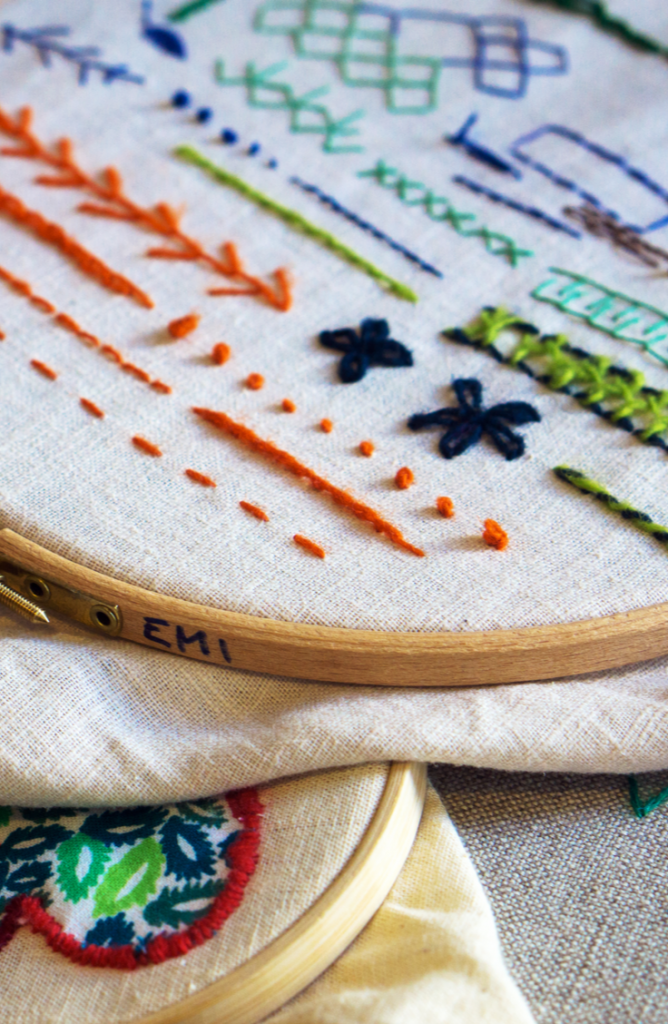 Learning embroidery stitches for beginners is a great way to pass the time while we are all adjusting to the new social distancing rules. There are so many neat things to personalize with embroidery, and these stitch tutorials will help you do exactly that. 