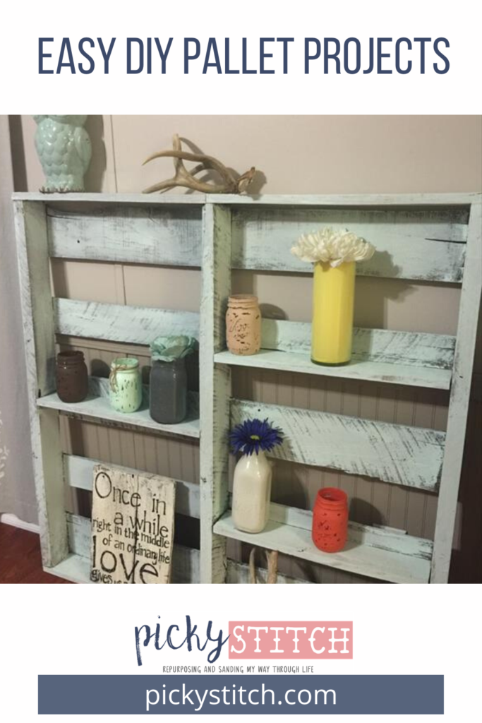DIY Pallet Projects For Beginners: Easy - DIY Project - Pickystitch.com