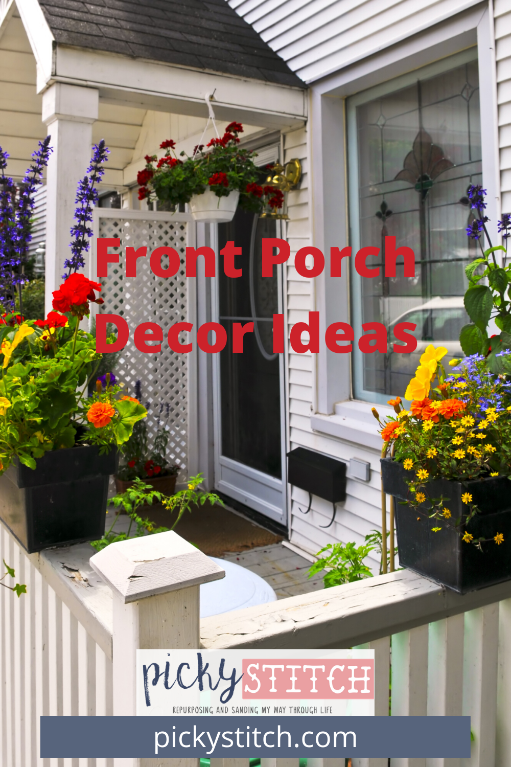 A front porch is cozy, but what truly makes it inviting is the front porch decor ideas. Bright colors, textiles like pillows, textures like plants and more call to those who could use a break and put their feet up.Learn how to make your porch inviting by reading on.#frontporchdecorideas #frontporchdecorideassummer #frontporchdecorcurbappeal