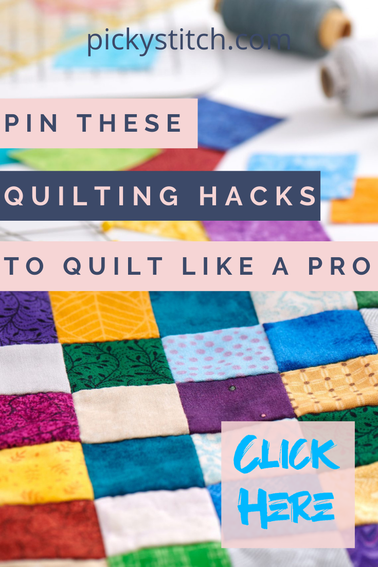 Love to quilt? Want some awesome hacks that will help streamline the quilting process? Learn from the pros the best quilting hacks that will make you even better! #quilting hacks #quiltingtips