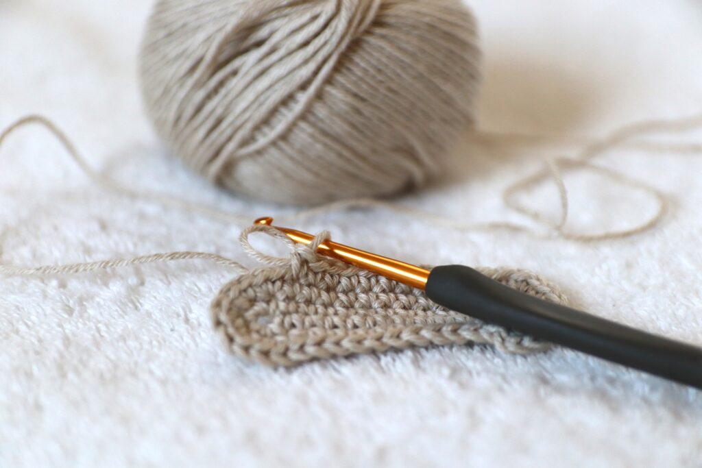 You need a darning needle for crocheting