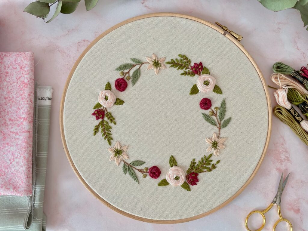 embroidery flowers